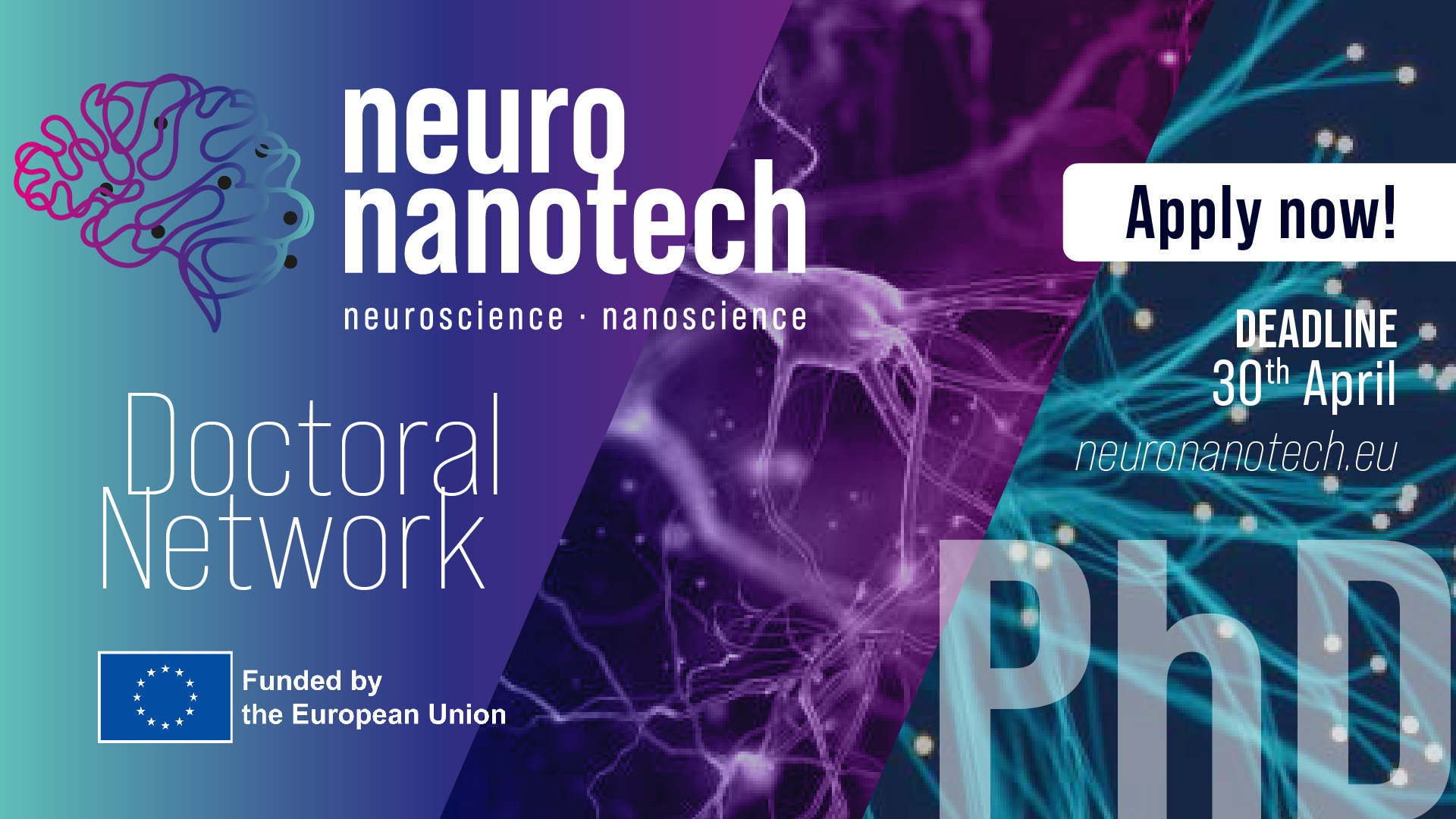 NeuroNanotech MSCA Doctoral Network, coordinated from IMDEA Nanociencia,  opens its call to recruit 11 PhD researchers