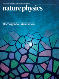 February 14th, 2023 - Cover of Nature Physics